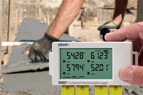 concrete test specimen temperature